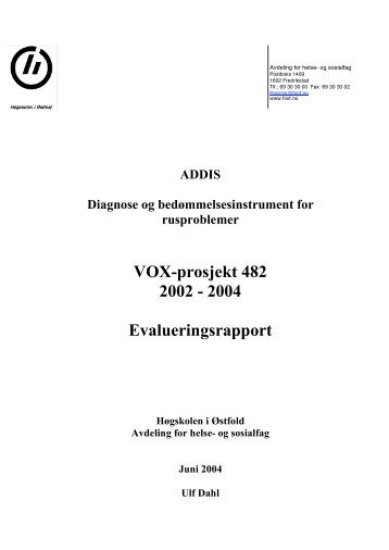 Evaluering ADDIS (pdf)