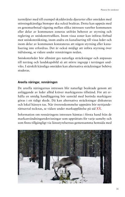 Kapitel 3: Rekommendationer (pdf) - Nationella Snöskoterrådet