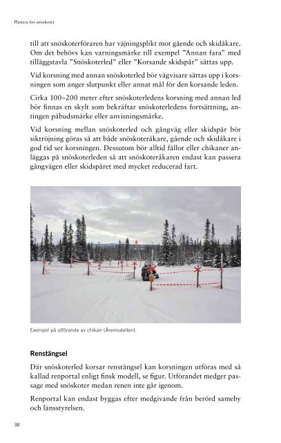 Kapitel 3: Rekommendationer (pdf) - Nationella Snöskoterrådet