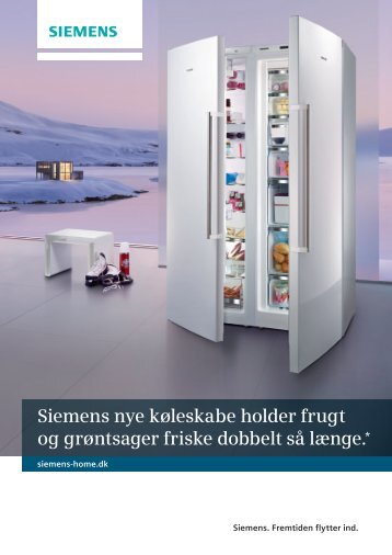 Siemens nye køleskabe holder frugt og grøntsager friske dobbelt så ...