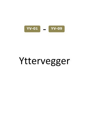 Detaljer yttervegg - Lavenergiprogrammet