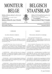 moniteur belge belgisch staatsblad - Algemene Directie Veiligheid ...