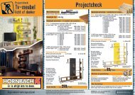 Tv-meubel Projectcheck - Hornbach