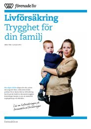 Livförsäkring - Produktblad (PDF) - Förenade Liv