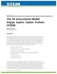 The 5E Instructional Model Engage Explore ... - MHEonline.com