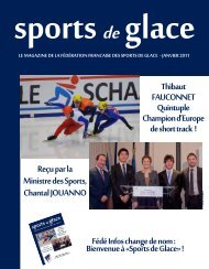 Sports de Glace JANVIER 2011 - FFSG