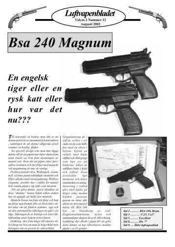 Bsa 240 Magnum - Luftvapenbladet