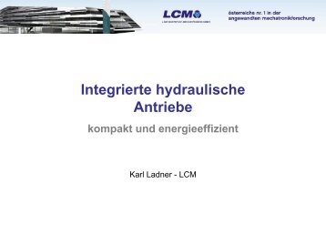 Integrierte hydraulische Antriebe