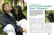 Ami fick inte besöka husse i fängelset - Hans Karlsson