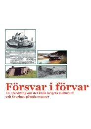 Försvar i - Statens försvarshistoriska museer