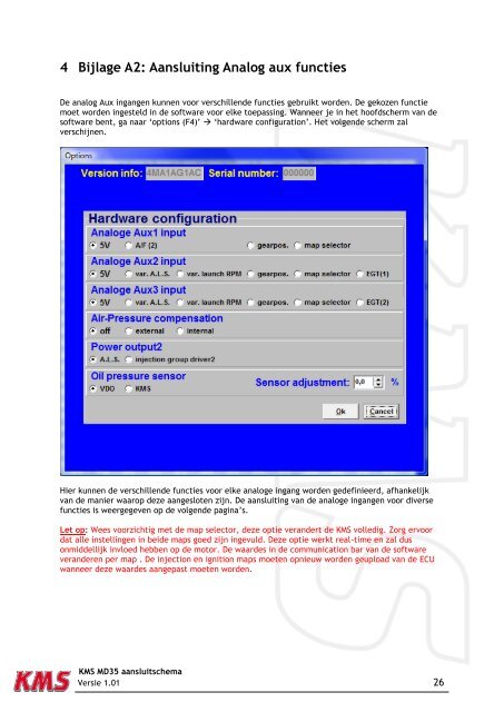 KMS MD35 aansluitschema V1.02