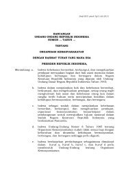 RUU Tentang Organisasi Masyarakat