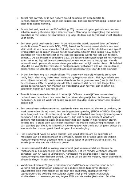 schokkende constatering - CNV Dienstenbond