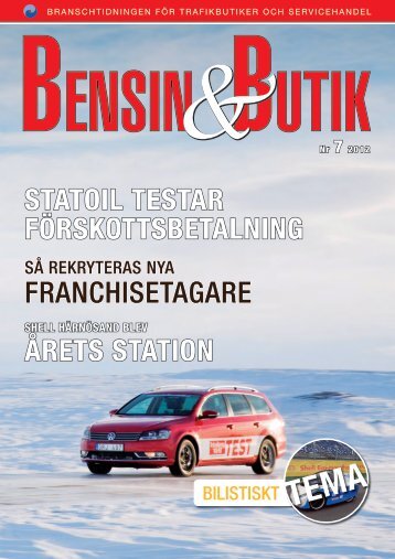 Bensin&Butik nr 7 2012 - Svensk Bensinhandel