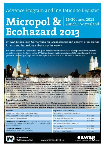 Advance Program - Micropol & Ecohazard 2013