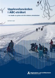 Upplevelsevärden i ABC-stråket - SLL Tillväxt, miljö och ...