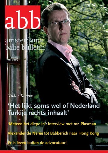 amsterdams balie bulletin - Böhler Advocaten