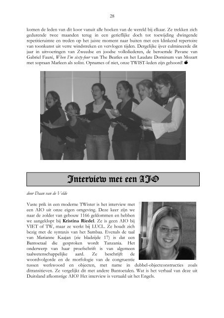 Twi%er − april 2008 april 2008 april 2008 - Studievereniging TWIST