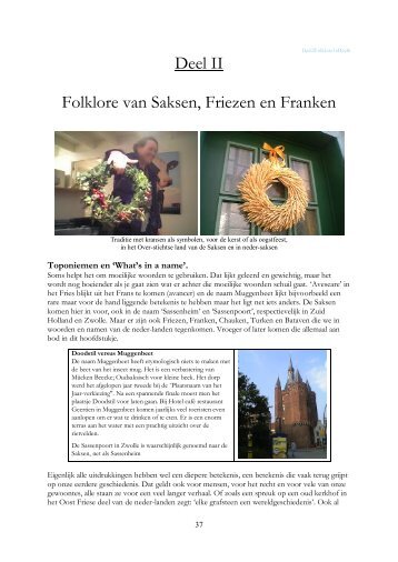 Deel II Folklore van Saksen, Friezen en Franken - Laventana