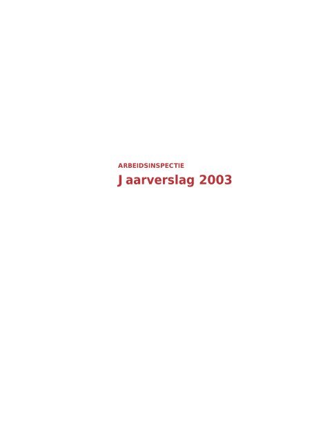 Jaarverslag 2003 - Databank Milieu