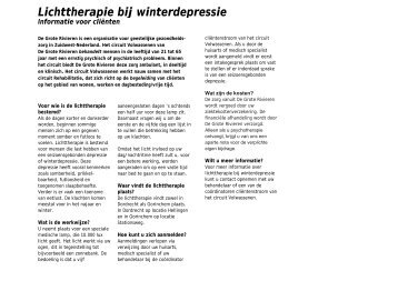 Lichttherapie bij winterdepressie - Yulius