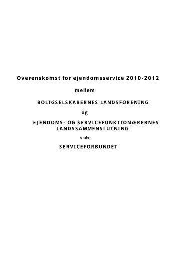 ejendomsfunktionærer - Boligselskabernes Landsforening