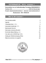 Vittepraetje no. 1-2013 - Oudheidkundige Vereniging Herderewich