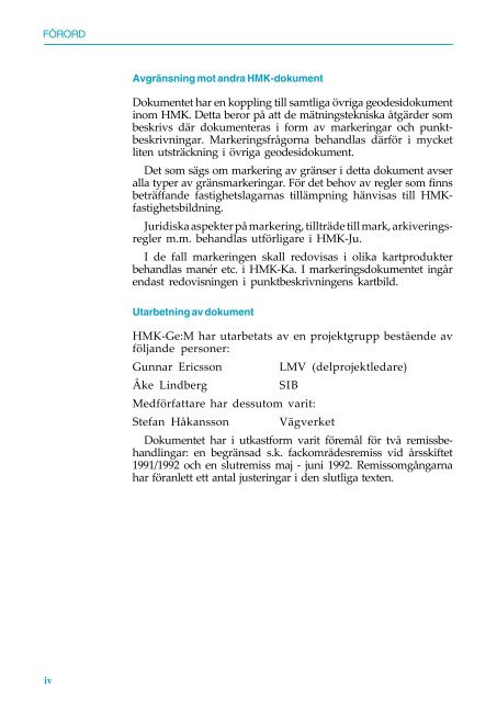 HMK - Geodesi, Markering (pdf) - Lantmäteriet