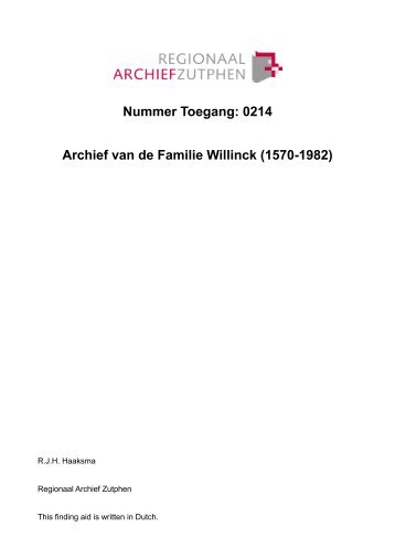 pdf (330,51 kb) - Regionaal Archief Zutphen