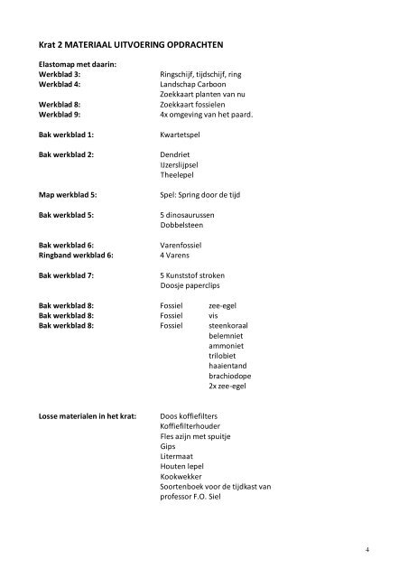 Leskist Fossielen - NMEGids.nl