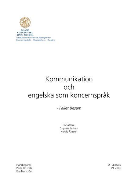 Förr I Tiden På Engelska
