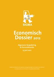 Economisch Dossier 2012 - SIGMA