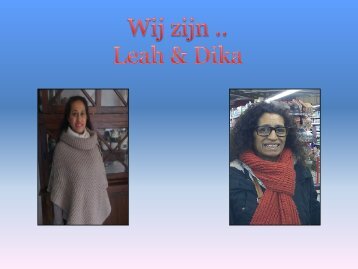 Presentatie van Leah en Dika over de Molukken - Vrouwenpraatgroep