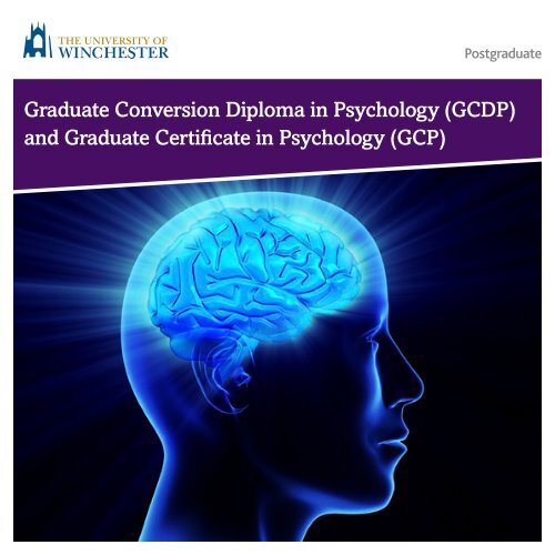 Graduate Conversion Diploma in Psychology (GCDP) - University of ...