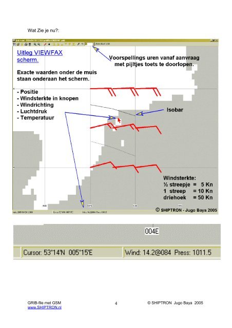 GRIB-files voor GSM - Shiptron