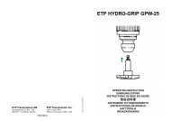 ETP HYDRO-GRIP GPW-25