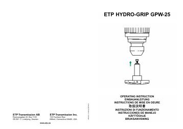 ETP HYDRO-GRIP GPW-25