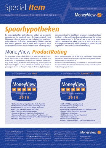 Special Item – Spaarhypotheken - MoneyView