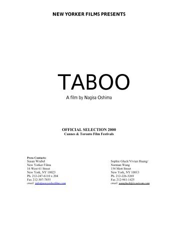 Taboo - Takeshi Kitano