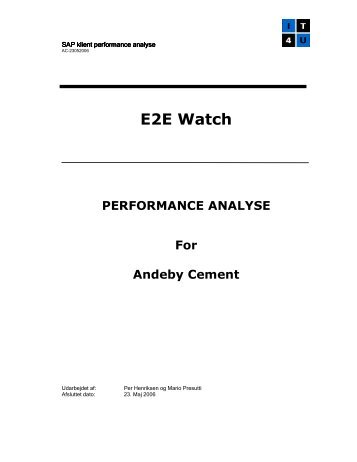 E2E Watch - IT4U