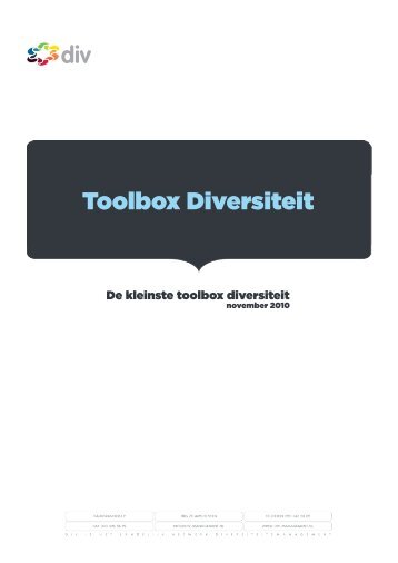 Toolbox Diversiteit - Duizend en één Kracht