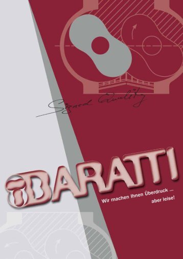 Firmen-Prospekt (pdf 1 4 MB) - Baratti Engineering Gmbh