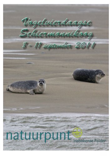Verslagbundel 1 - Natuurpunt Hobokense Polder