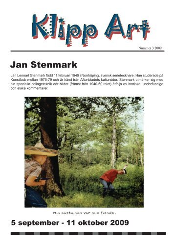 Jan Stenmark - Klippans Konstförening