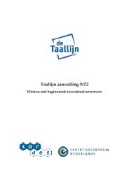 Taallijn aanvulling NT2