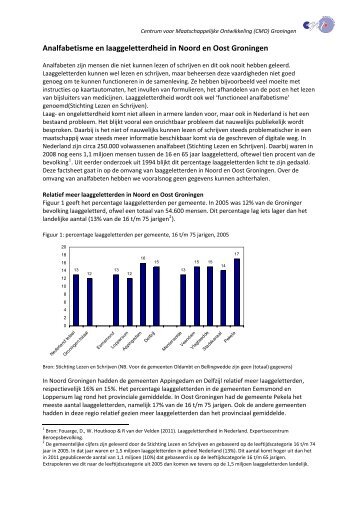 Factsheet laaggeletterdheid - Zorg voor de Toekomst