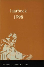 Jaarboek Thomas Instituut 1998 - Thomas Instituut te Utrecht