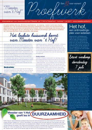 Het leukste huiswerk komt van Meester van 't Hof!