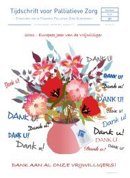 2011 - Federatie Palliatieve Zorg Vlaanderen