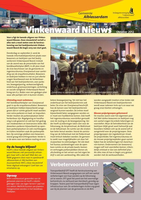 Nieuwsbrief oktober 2012 - Gemeente Alblasserdam